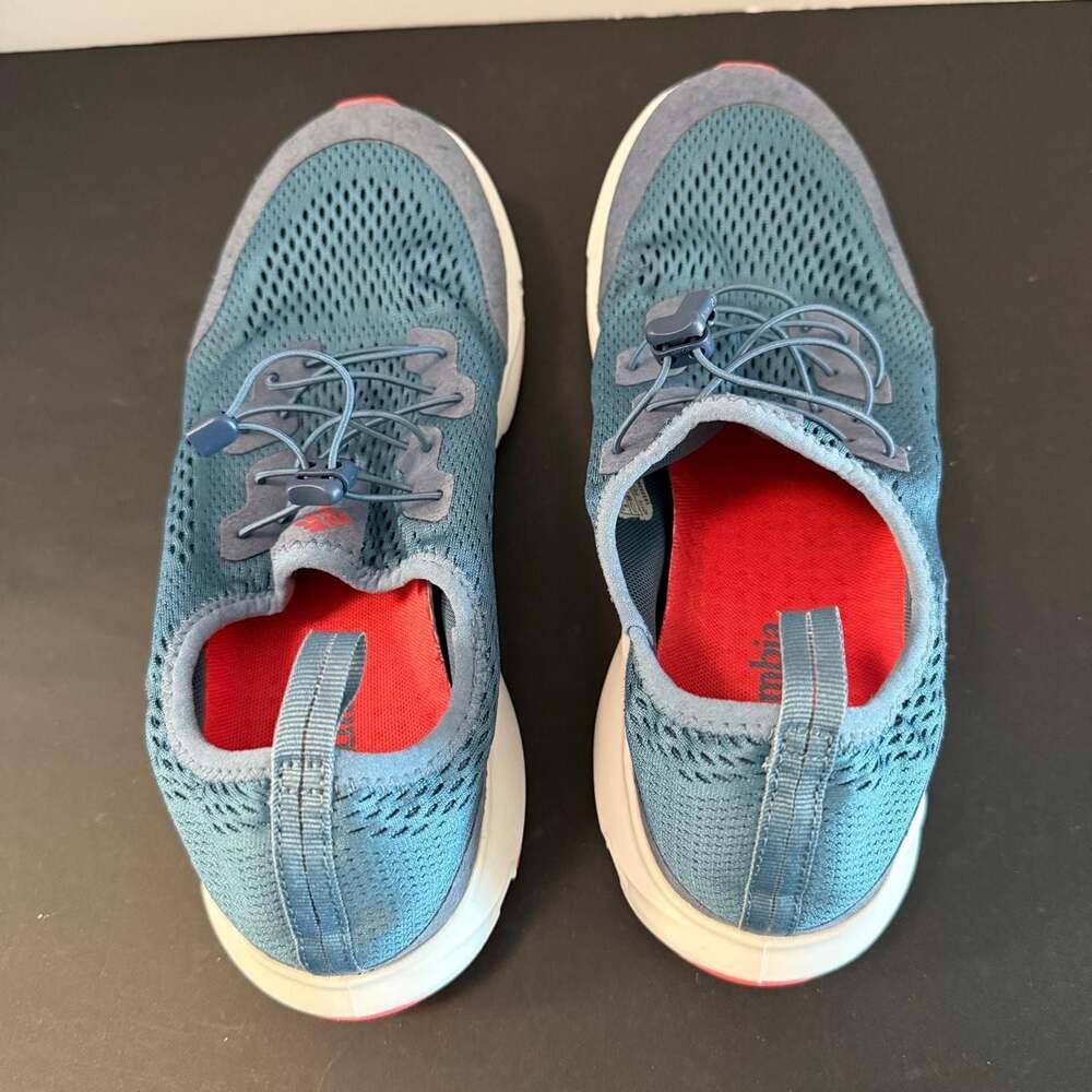 Columbia Women Drainmaker IV Water Shoes Blue Red Size 9 - Picture 10 of 16